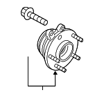 40202JP11A - Brakes: Hub &amp; Bearing for Nissan: Murano, Quest Image