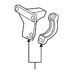 30711363 - Suspension: Bearing Support for Volvo: C30, C70, S40, S60, V50, V70, XC70 Image