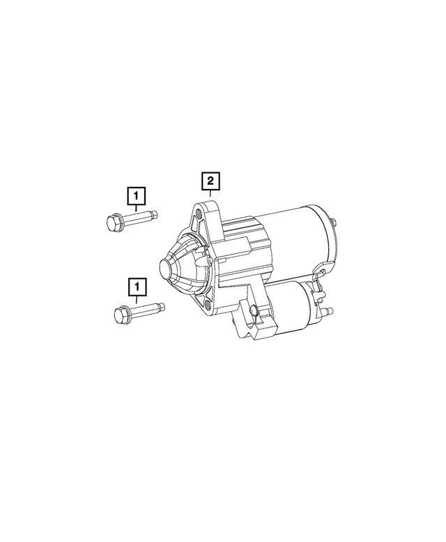 R4896464AC - Electrical: Engine Starter, Remanufactured for Mopar Image image