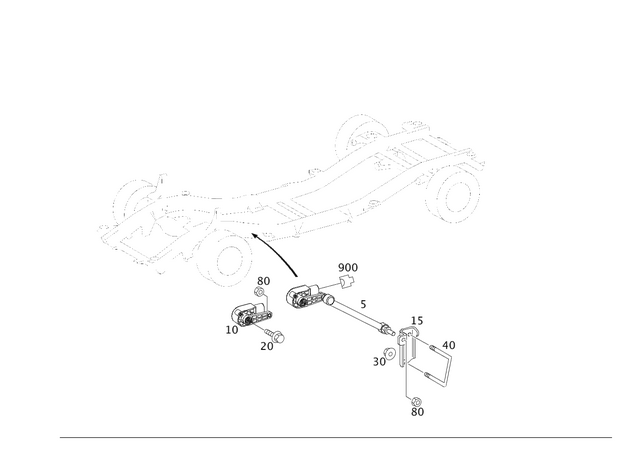 4635420118 - : Level Sensor for Mercedes-Benz Image