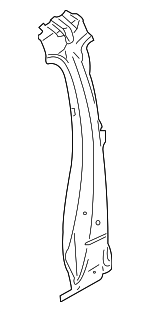 31214145 - : Center Pillar Reinforced - Passenger Side (RH) for Volvo: C30 Image
