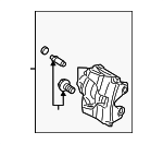 LR015386 - Brakes: Caliper for Land Rover: LR2, Range Rover Evoque Image