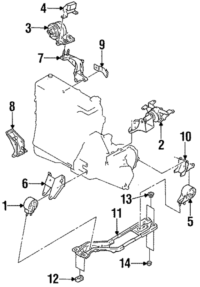 K20439100 - : Rear Mount for Kia Image