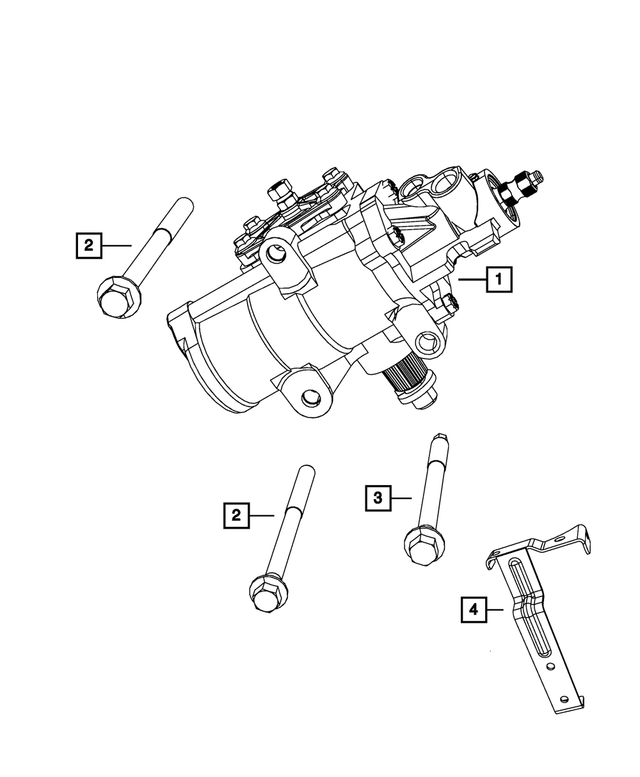 68575539AB - Steering: Power Steering Gear for Mopar Image
