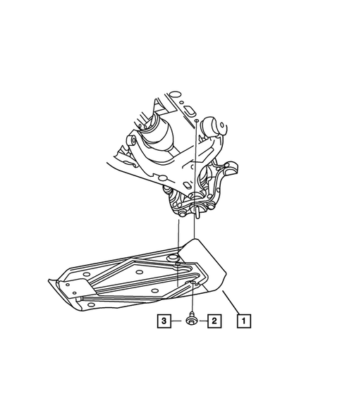 Front Axle Skid Plate for 2003 Dodge Ram 2500 #0