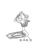 6507342AA - Fuel: Hex Flange Head Tapping Screw &amp; Washer for Dodge: Ram 1500, Ram 2500, Ram 3500 | Jeep: Liberty Image