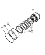 4800497AA - Automatic Transaxle 6 Speed: Reverse &amp; Overdrive Clutch Pressure Plate for Mopar Image