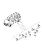 5ZM84LDMAA - Interior Trim: Grab Handle for Mopar Image