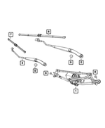 68390456AA - : Front Wiper Blade for Mopar Image