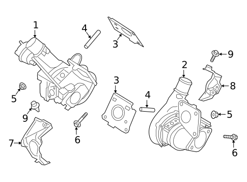 Turbocharger, Supercharger & Ram Air for 2023 Lincoln Aviator #1