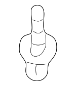 MU240156 - Body: Bumper Cover Reinforcement Beam Clip for Mopar Image