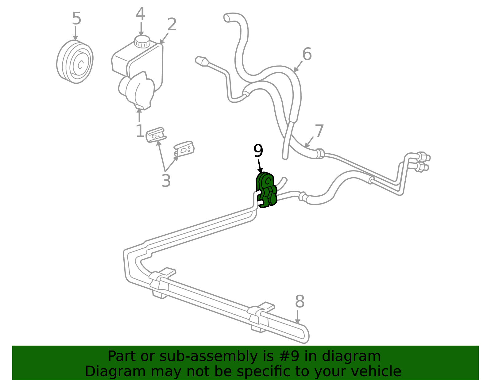 11547778 - 1995-2019 GM - Transmission Oil Cooler Line Clip | Partners ...