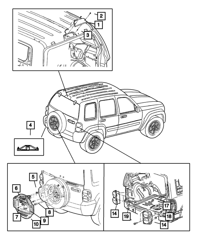 6036534AA - Electrical: Screw for Dodge: Nitro | Jeep: Liberty Image