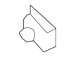 11515638 - Body: Side Bracket Nut for Saab Image
