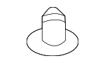 B45A56146A - Body: Floor Pan Splash Shield Clip for Mazda Image