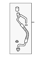 12785464 - HVAC: Rear AC Hose for Saab: 9-3, 9-3X Image