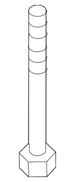 22326760945 - Engine: Trans Crossmember Mount Bolt for BMW: 128i, 135i, 135is, 228i, 230i, 320i, 320i xDrive, 325i, 325xi, 328d, 328d xDrive, 328i, 328i xDrive, 328xi, 330e, 330i, 330i xDrive, 330xi, 335d, 335i, 335i xDrive, 335is, 335xi, 340i, 340i xDrive, 428i, 428i Gran Coupe, 428i xDrive, 430i, 430i Gran Coupe, 430i xDrive, 435i, 435i Gran Coupe, 435i xDrive, 440i, 440i Gran Coupe, 440i xDrive, 528i, 528i xDrive, 535d, 535d xDrive, 535i, 535i GT, 535i GT xDrive, 535i xDrive, 550i, 550i GT, 550i GT xDrive, 550i xDrive, 740Ld xDrive, 740Li, ActiveHybrid 3, ActiveHybrid 5, ActiveHybrid 7, M2, M235i, M240i, M3, M4, M5, X1, X3, Z3, Z4 Image