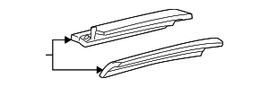 F5TZ7841302A - Body: Roof Panel Reinforcement for Ford Image