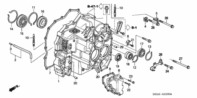 AT Transmission Case for 2005 Acura RSX #0