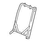 8890436160 - : Seat Back Frame for Isuzu Image