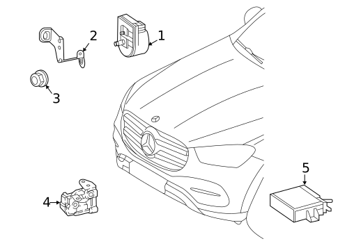 Alarm System for 2019 Mercedes-Benz Metris #1