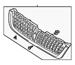 MR325573 - : Grille Assembly for Mitsubishi: Montero Sport Image