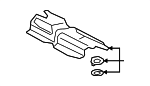 5Q0825613F - Exhaust: Heat Deflector for Audi Image