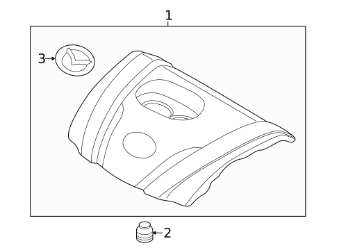 Engine Appearance Cover for 2023 Mazda 3 #2