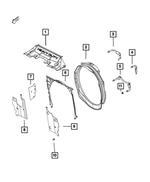 52014743AA - Cooling: Radiator Side Air Seal, Left for Mopar Image