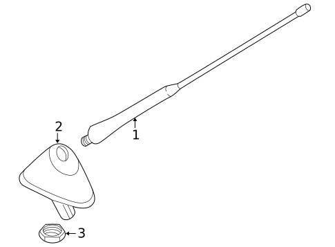 Antenna & Radio for 2000 Volvo V40 #1