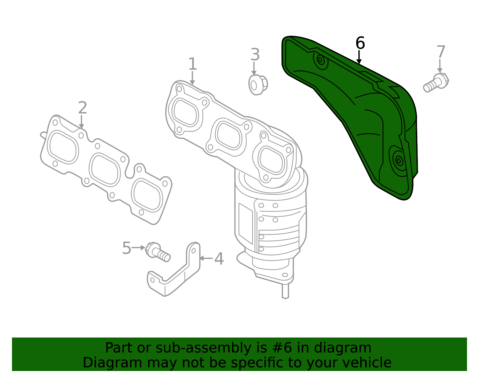 2011-2019 Hyundai Heat Shield 28525-3C750 | QuirkParts