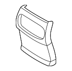 846803M011BR - Body: Rear Panel for Hyundai Image