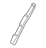 12789340 - Body: Frame Trim Retainer Plate for Saab: 9-3, 9-3X Image