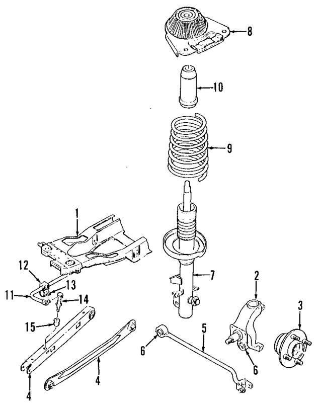 F5RZ4A013B - Suspension: Suspension Knuckle for Ford Image