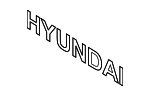 863213K000 - Body: Nameplate for Hyundai Image