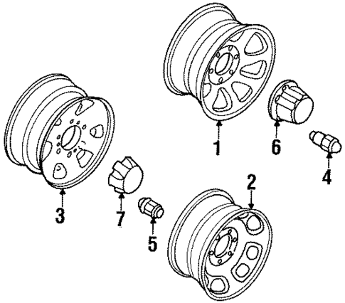 Wheels for 2001 Isuzu Rodeo Sport #0