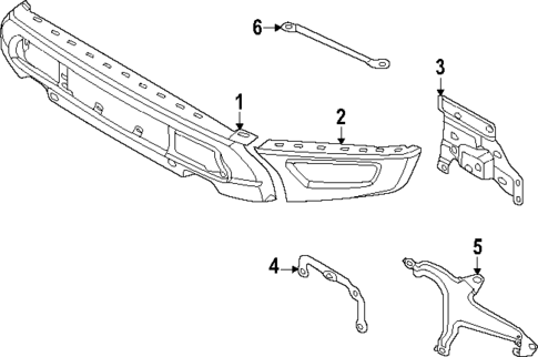 Bumper & Components - Front for 2024 Ford F-150 #10