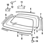 BEC24436 - : Channel Seal for Jaguar: XJS Image