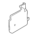 HNC1381BBSDZ - Body: Kick Panel Trim for Jaguar Image