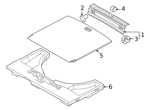 Interior Trim - Rear Body for 2023 Kia Sportage #0