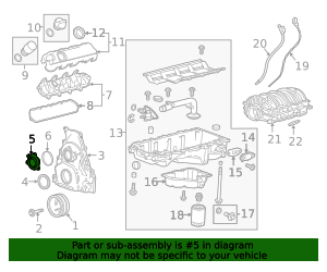 2014-2021 GM Magnet (replaces part number 12623906) 12670340 GM ...