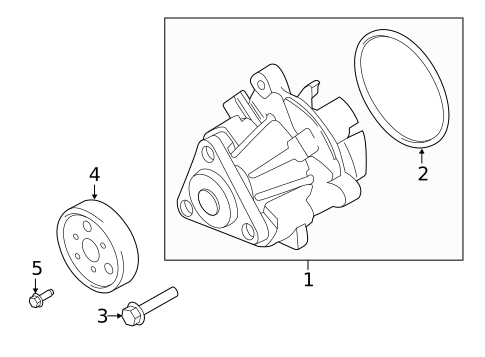Water Pump & Related Components for 2018 Ford Escape #0
