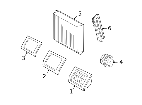 Blower Motor & Fan for 2009 Volvo C30 #0