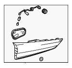 815800E290 - : Backup Lamp Assembly for Toyota: Highlander Image