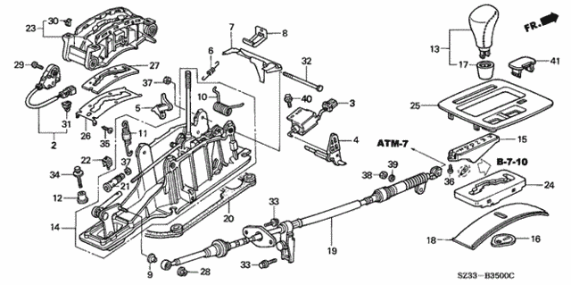Select Lever for 2003 Acura RL #0