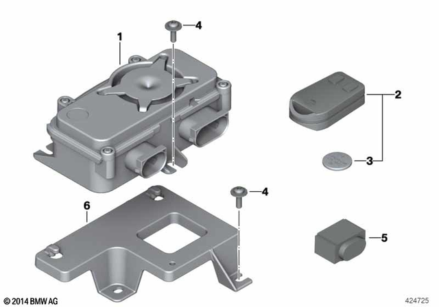 65757720818 - Audio, Navigation, Information Systems: Control Unit Rdc -  for BMW-Motorrad Image image