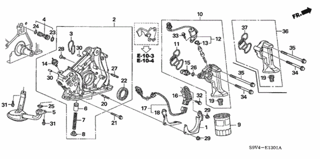 Oil Pump - Oil Strainer ('05-) for 2005 Honda Pilot #0