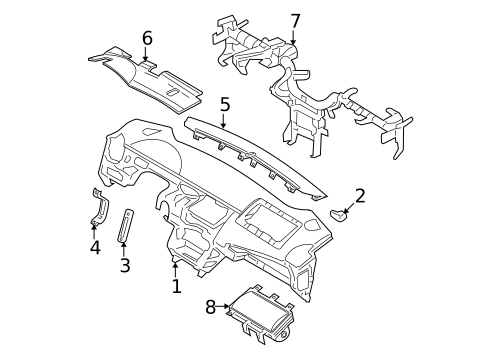 Instrument Panel for 2009 Hyundai Sonata #0