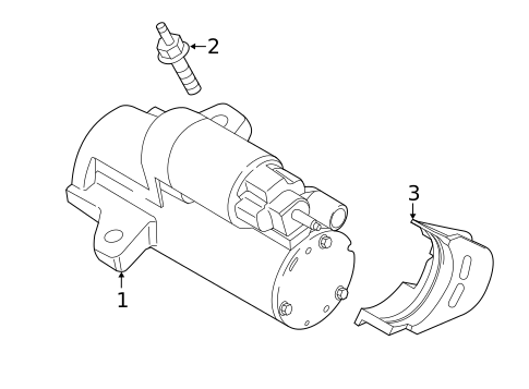 Starter for 2020 Lincoln Nautilus #0
