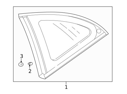 Glass & Hardware for 2005 Dodge Stratus #0